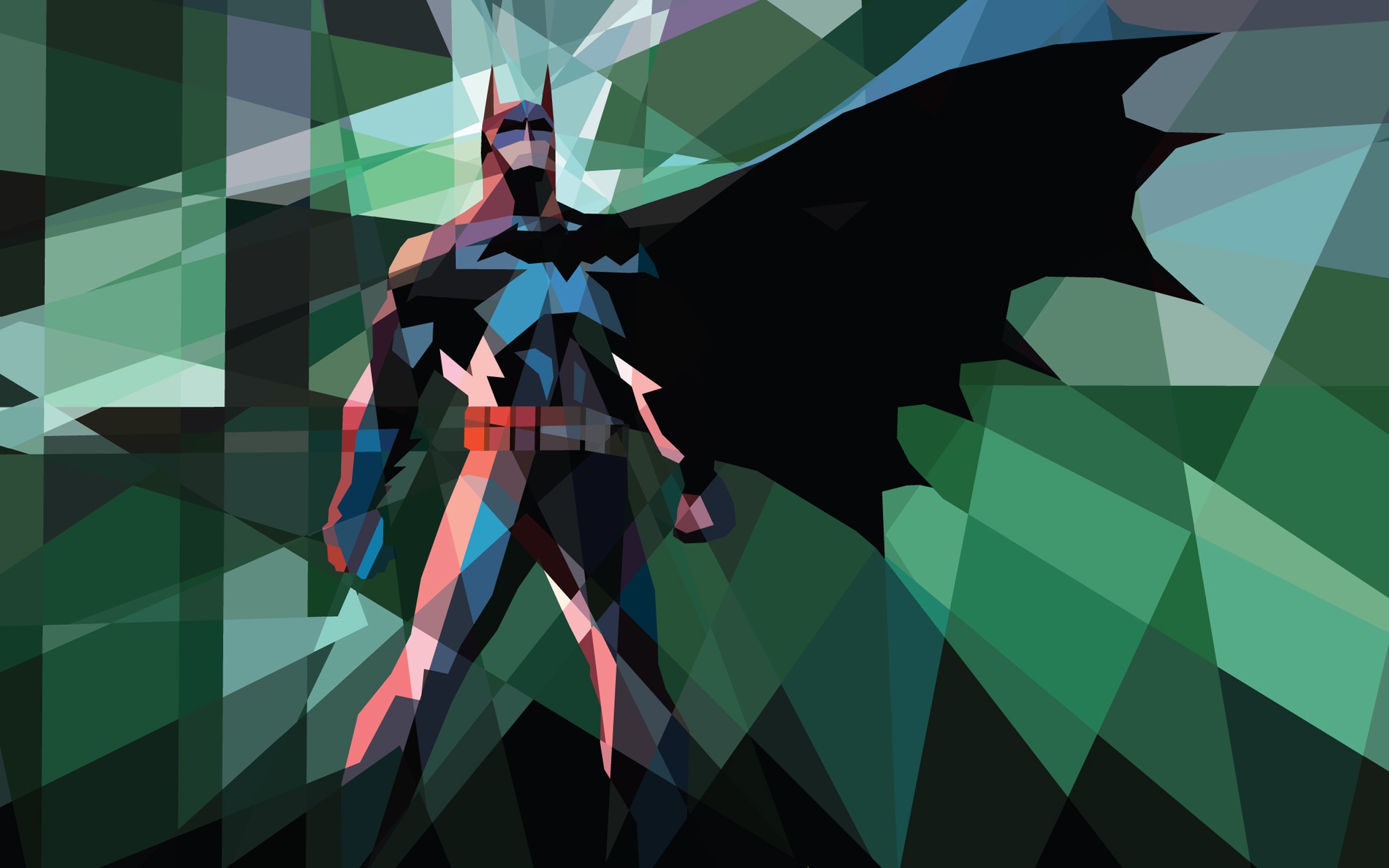 batman, Comics, Superheroes, Ipad, Low, Poly Wallpaper