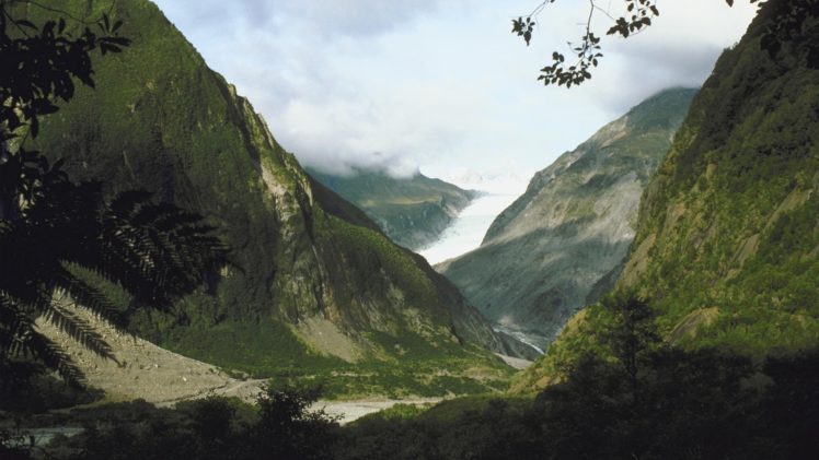 mountains, Glacier, New, Zealand HD Wallpaper Desktop Background