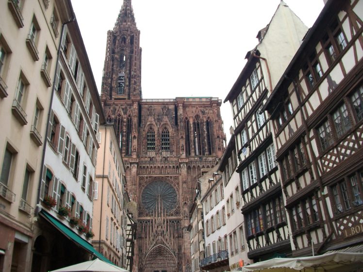 france, Cathedrals, Strasbourg, Old, City, Medieval, Buildings HD Wallpaper Desktop Background