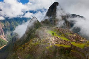 fog, Machu, Picchu, Historic