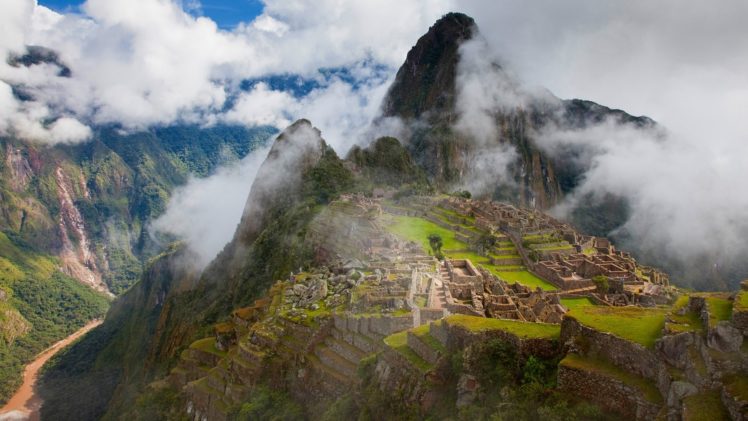 fog, Machu, Picchu, Historic HD Wallpaper Desktop Background