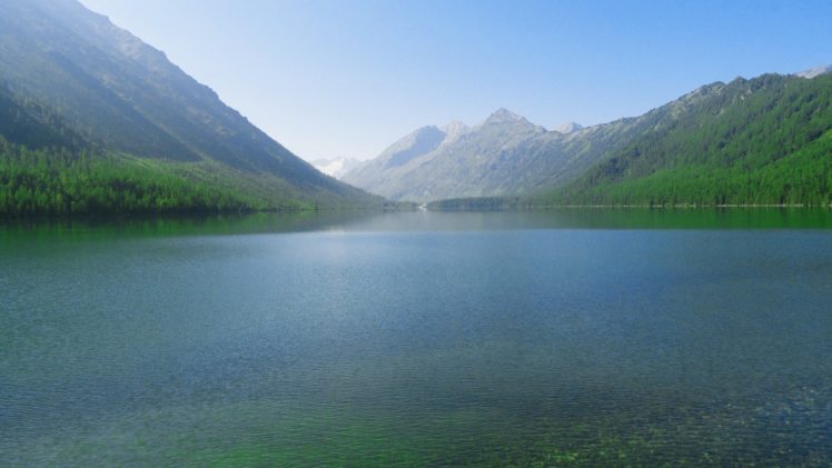 mountains, Nature, Lakes, Rivers HD Wallpaper Desktop Background