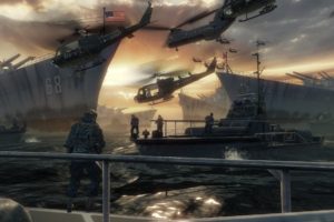 water, Soldiers, Video, Games, Ocean, Call, Of, Duty, Xbox, Ships, Weapons, Boats, Us, Army, Playstation
