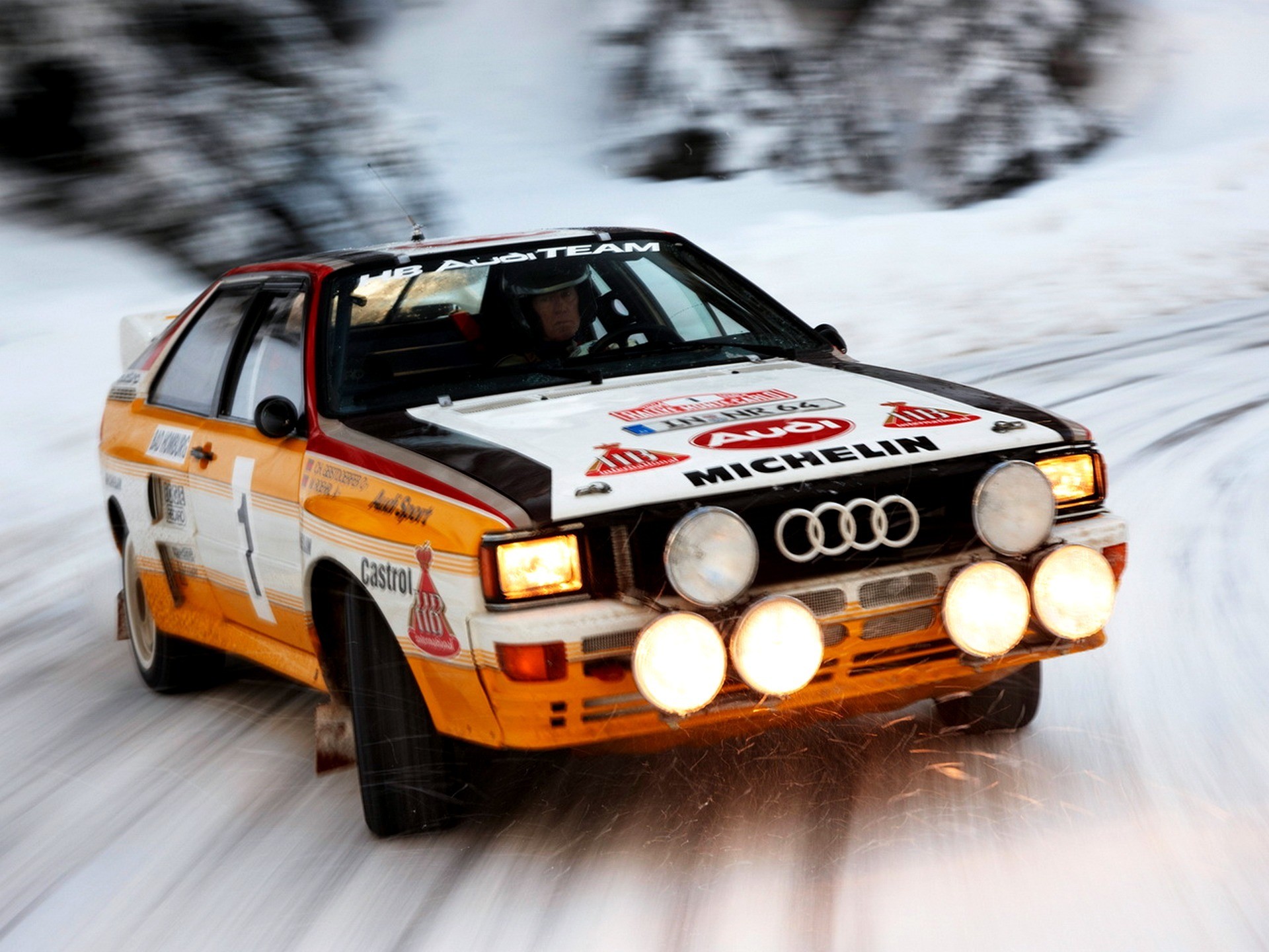 snow, Rally, Audi, Quattro, Speed, Rally, Car Wallpaper