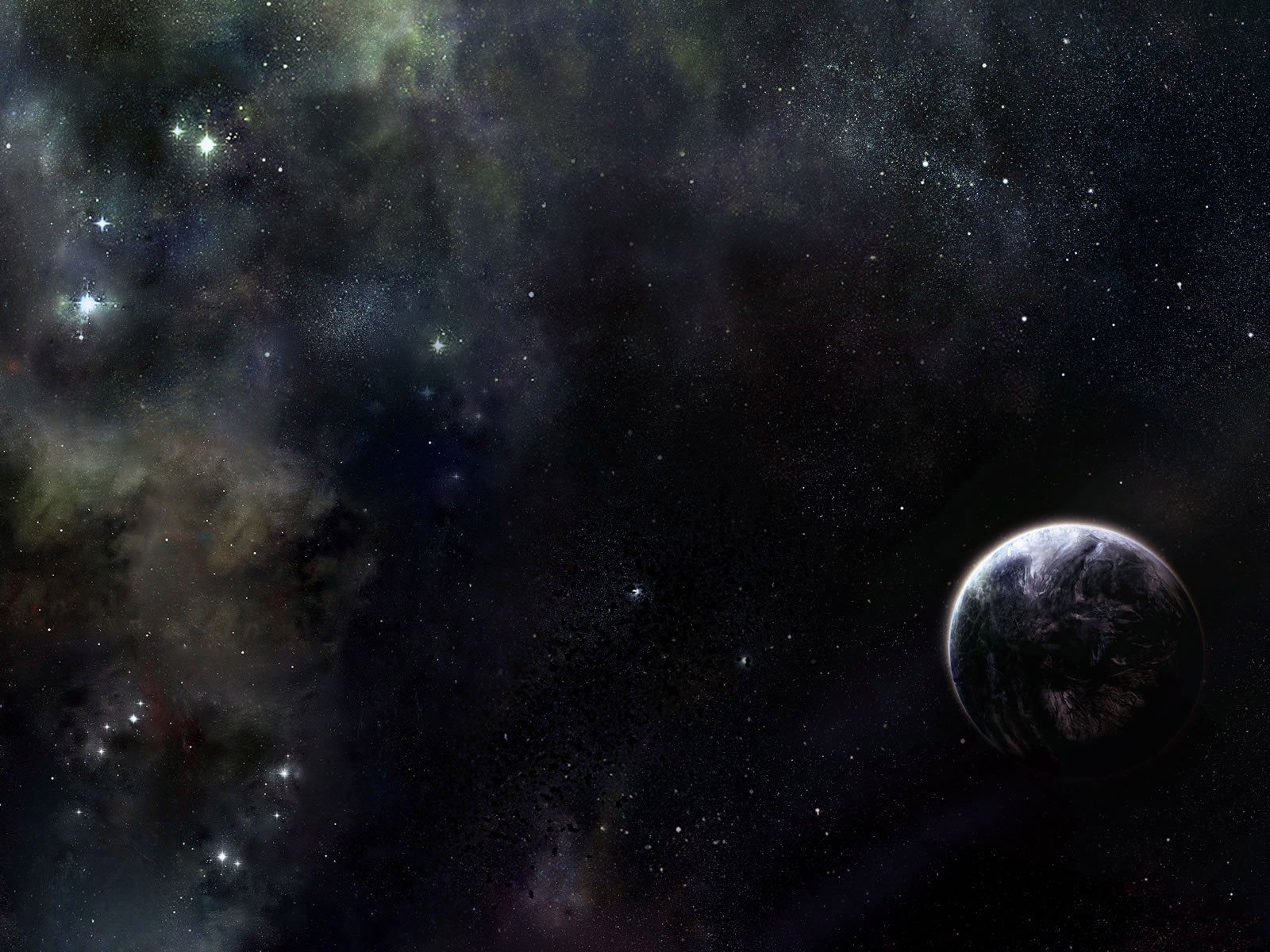 outer, Space, Stars, Planets Wallpaper
