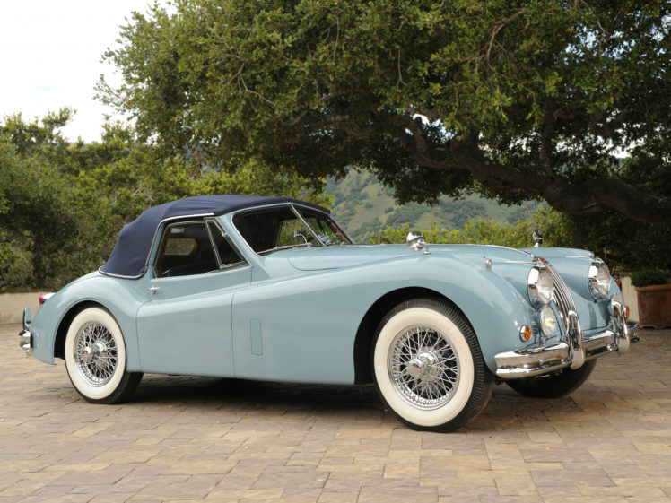 1954, Jaguar, Xk140, Drophead, Coupe, Retro HD Wallpaper Desktop Background