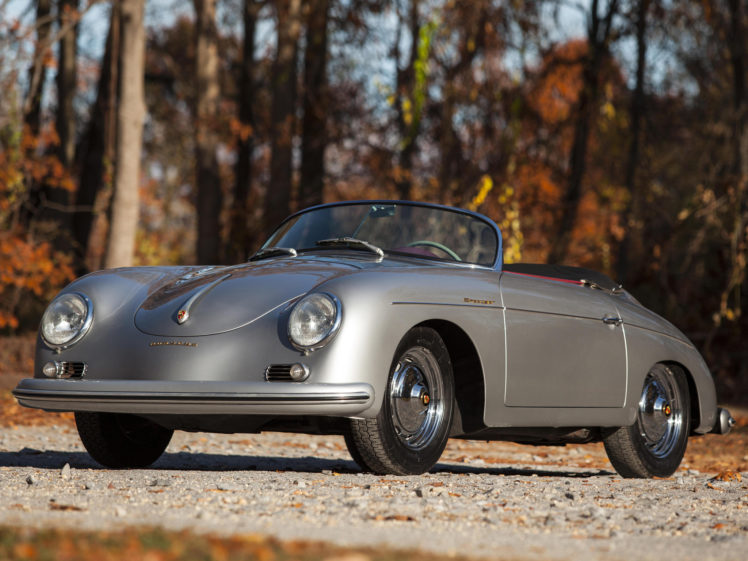 1958, Porsche, 356a, 1600, Speedster, Us spec, Retro HD Wallpaper Desktop Background