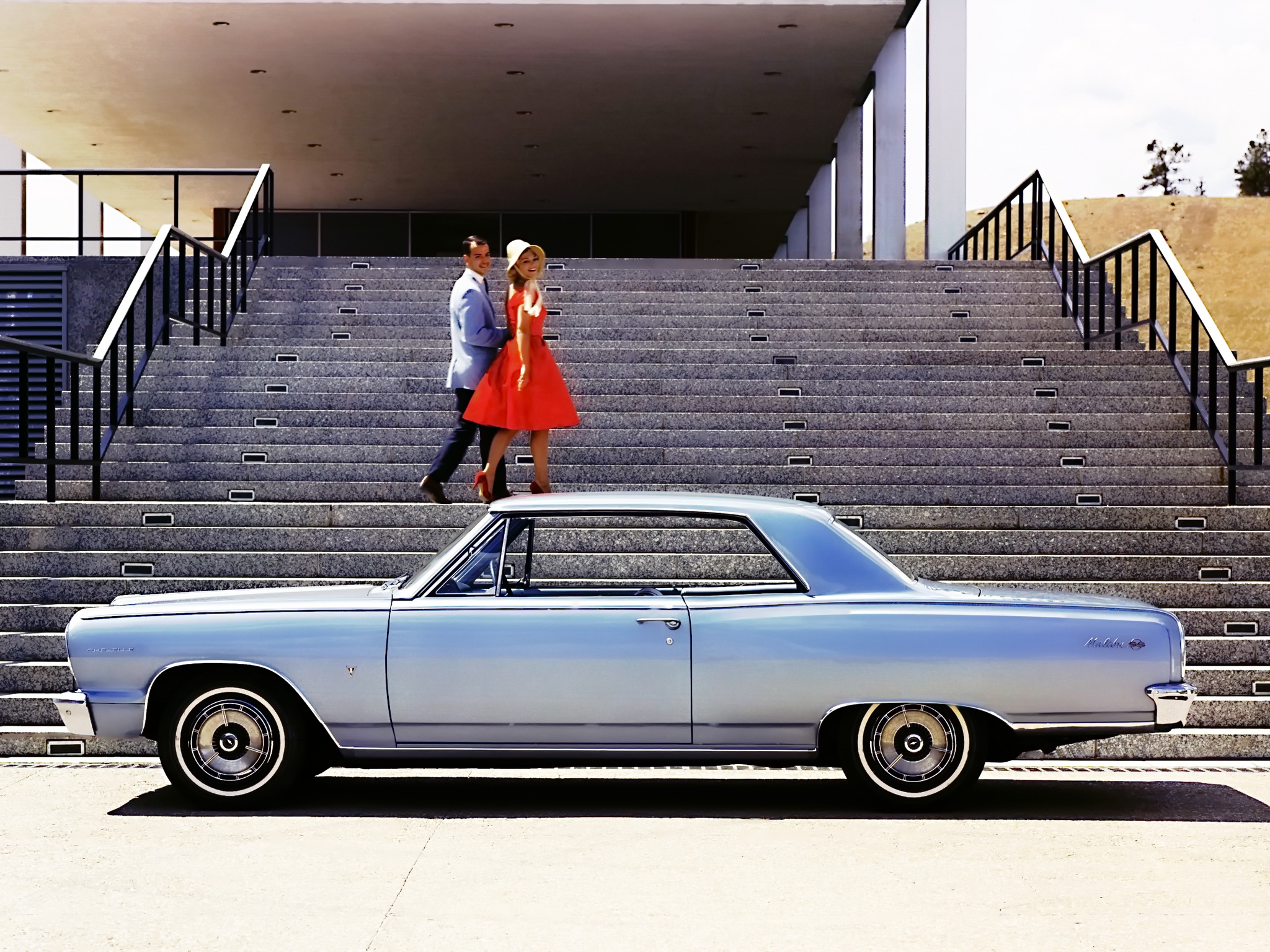1964, Chevrolet, Chevelle, Malibu, S s, Sport, Coupe,  5758 37 , Muscle, Classic Wallpaper