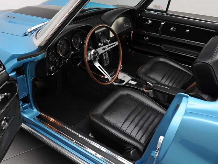 1967, Chevrolet, Corvette, Stingray, L36, 427, 390hp, Convertible,  c 2 , Muscle, Supercar, Classic, Interior HD Wallpaper Desktop Background