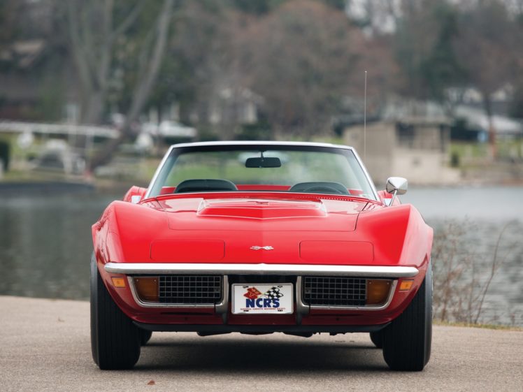 1972, Corvette, Stingray, Lt1, 350, 255hp, Convertible,  c3 , Muscle, Classic, Supercar, Ge HD Wallpaper Desktop Background