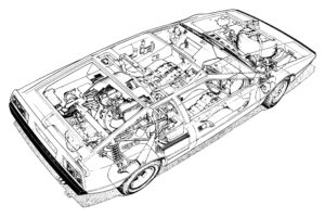1976, Lotus, Esprit, Supercar, Interior, Engine