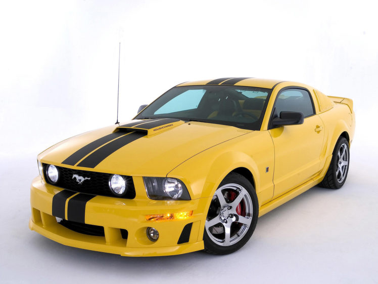 2006, Roush, Ford, Mustang, Stage 3, Muscle HD Wallpaper Desktop Background