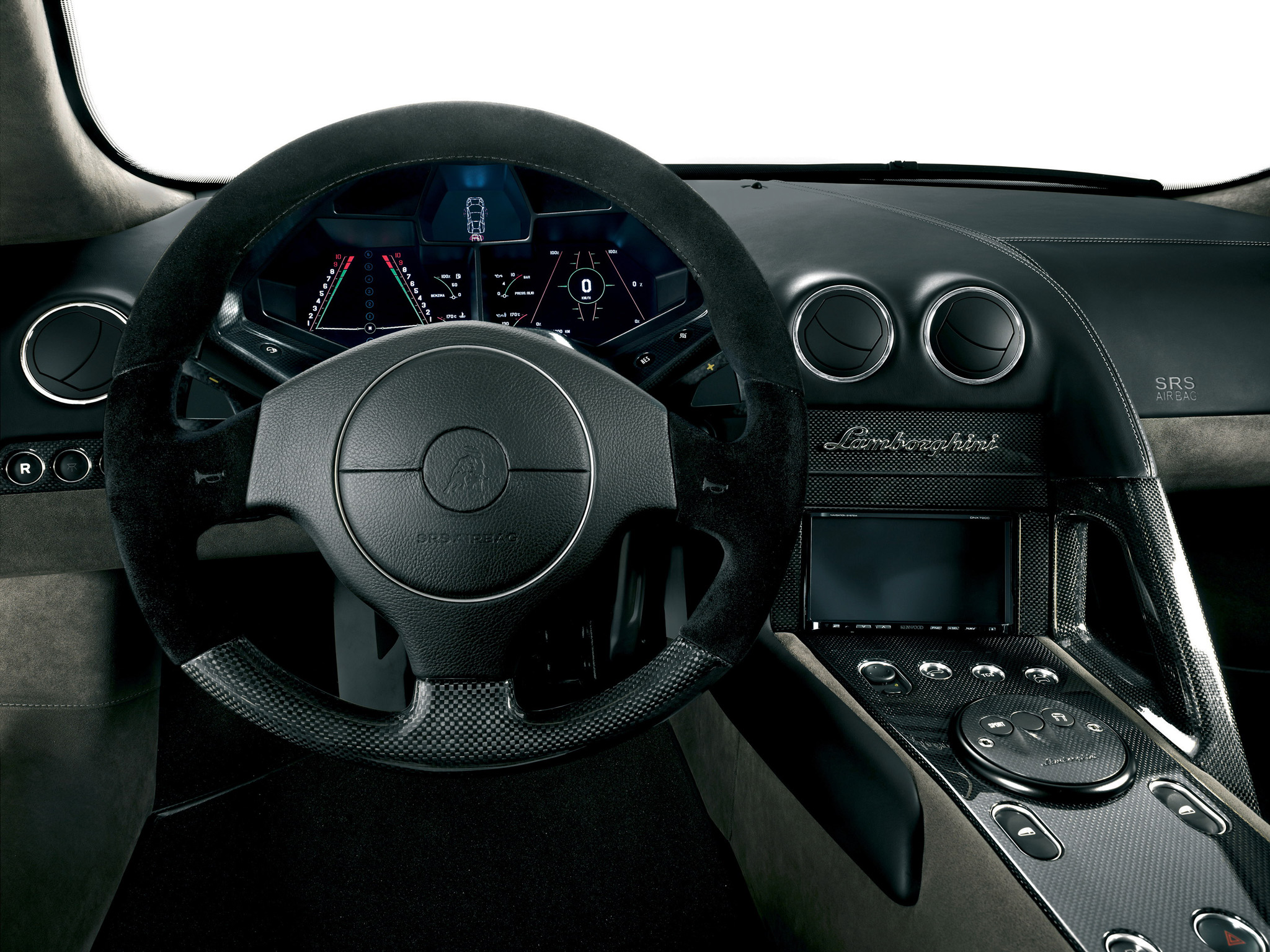 2008, Lamborghini, Reventon, Supercar, Interior Wallpaper