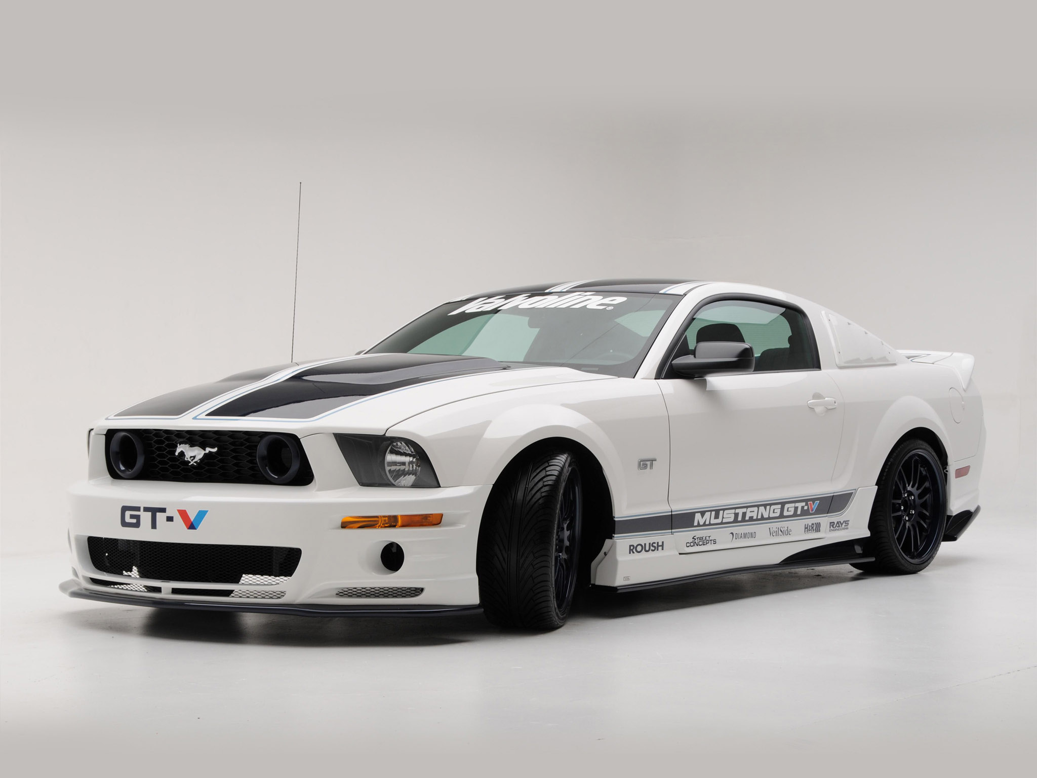 2008, Roush, Ford, Mustang, Gt v, Race, Racing, Muscle, Tuning Wallpaper