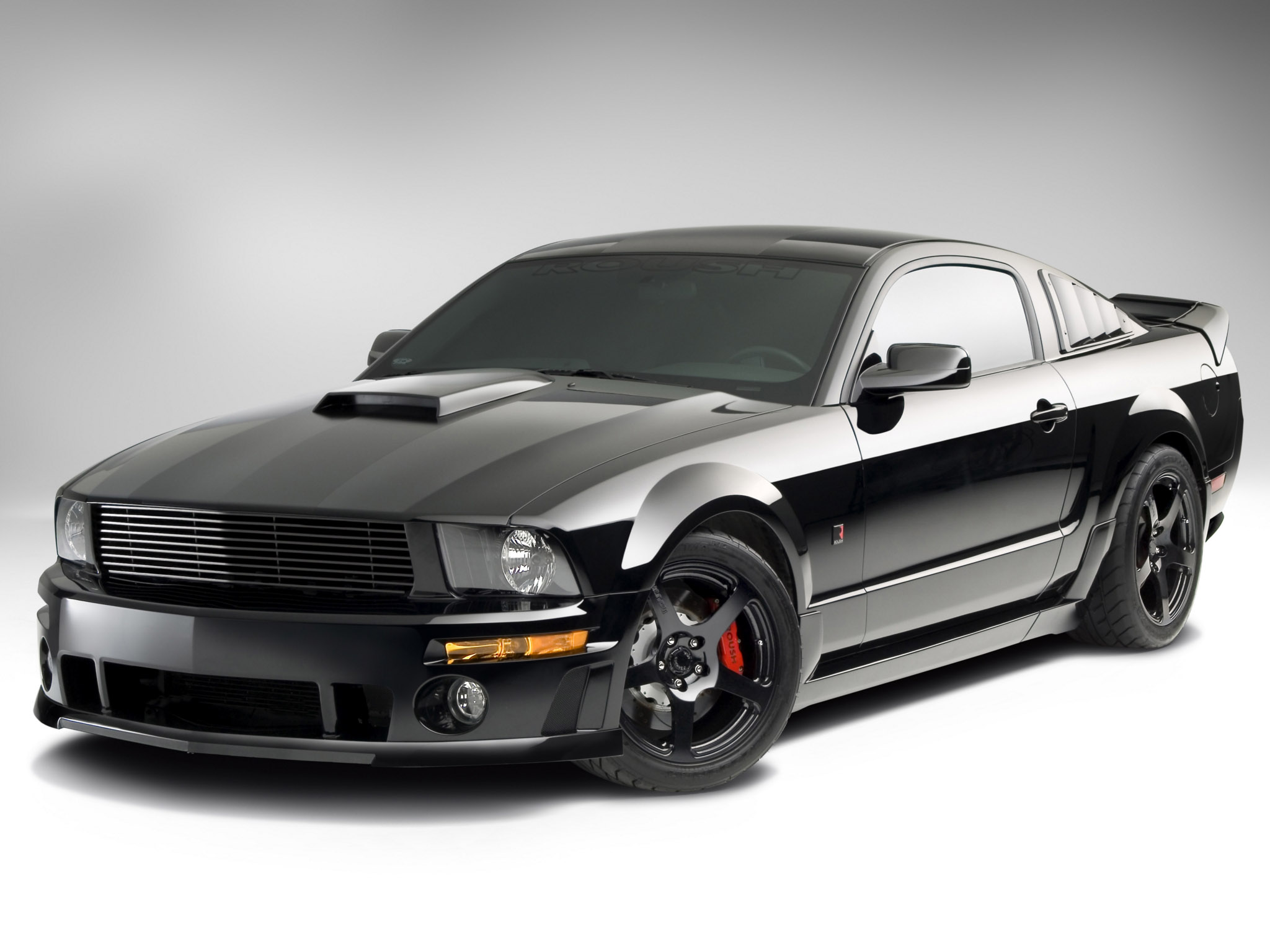 2008, Roush, Ford, Mustang, Stage 3, Blackjack, Muscle Wallpaper