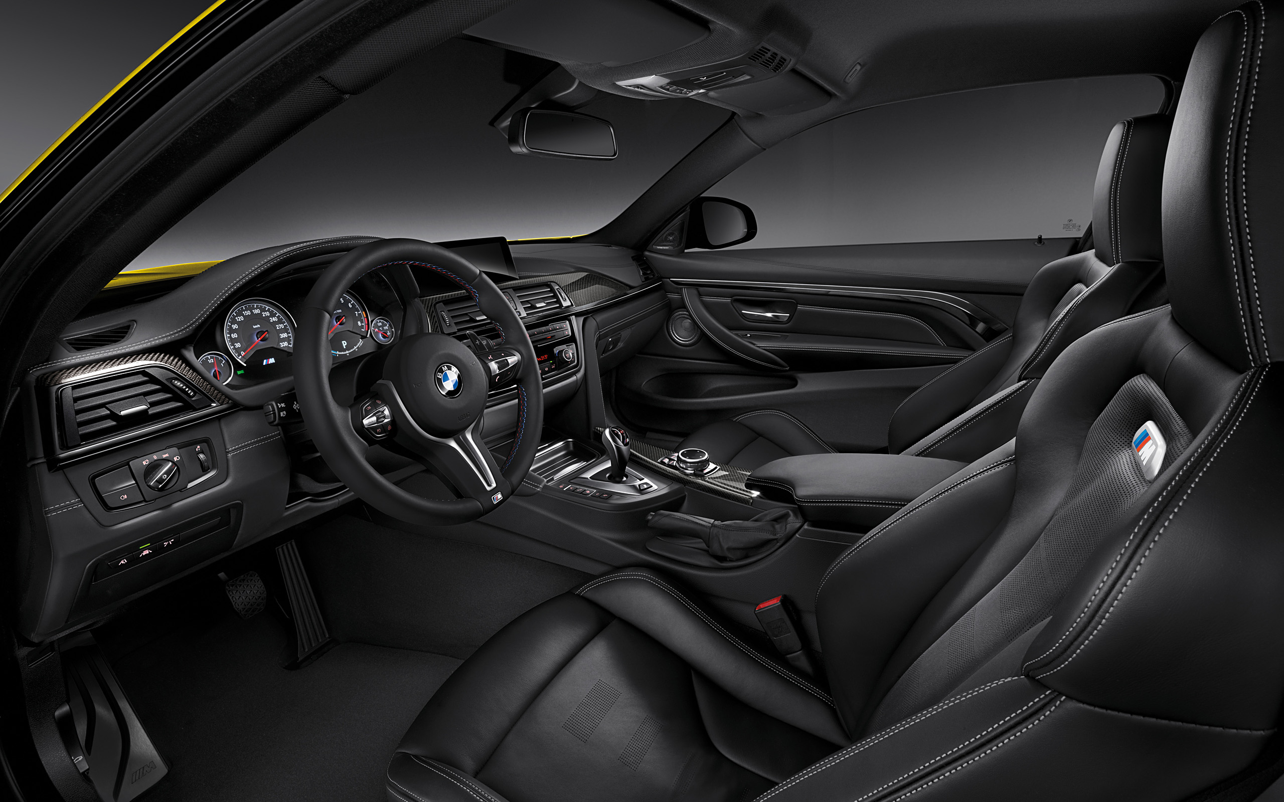 2015, Bmw, M 4, Coupe, Interior Wallpaper