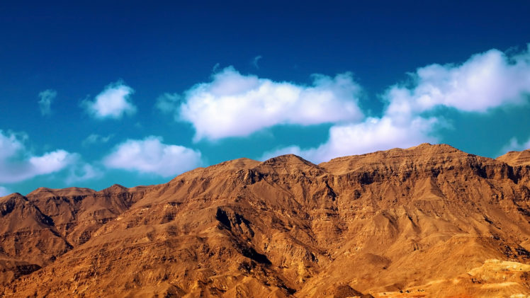 blue, Mountains, Clouds, Nature, Deserts, Skyscapes HD Wallpaper Desktop Background