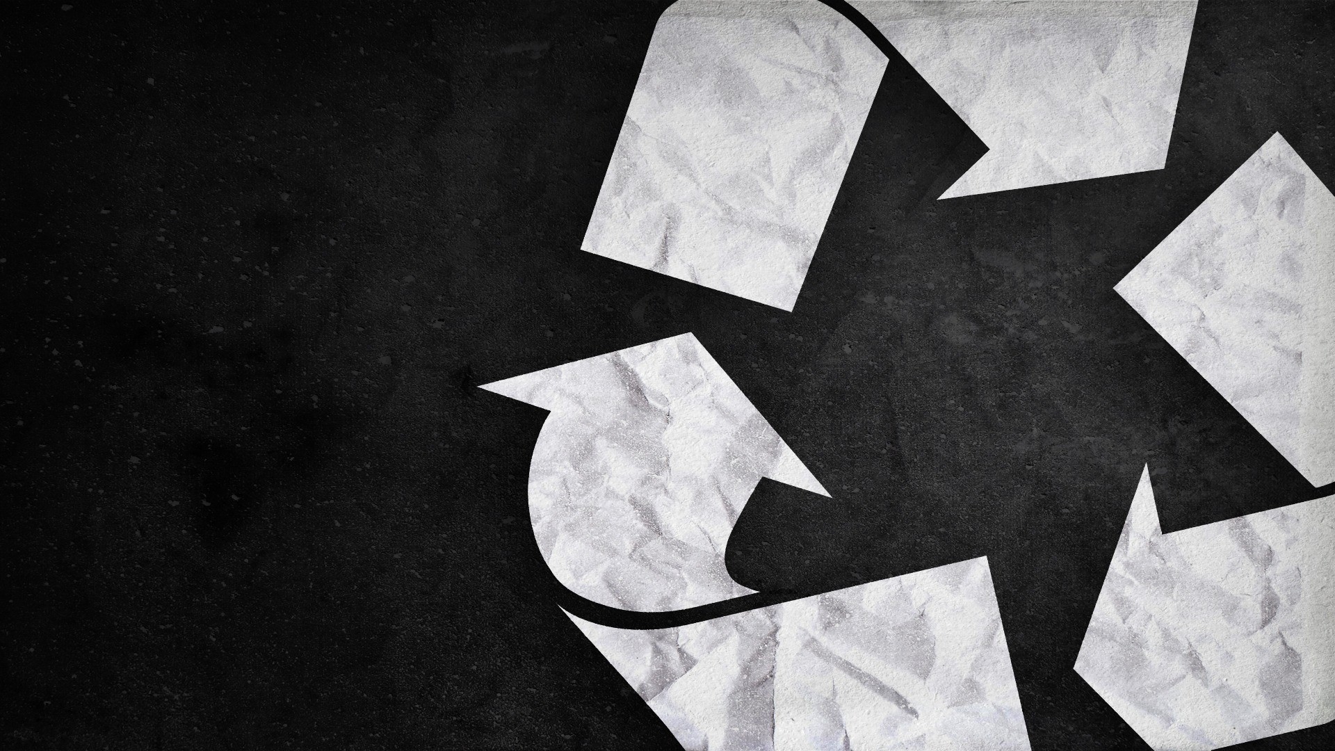 minimalistic, Recycle, Logos Wallpaper