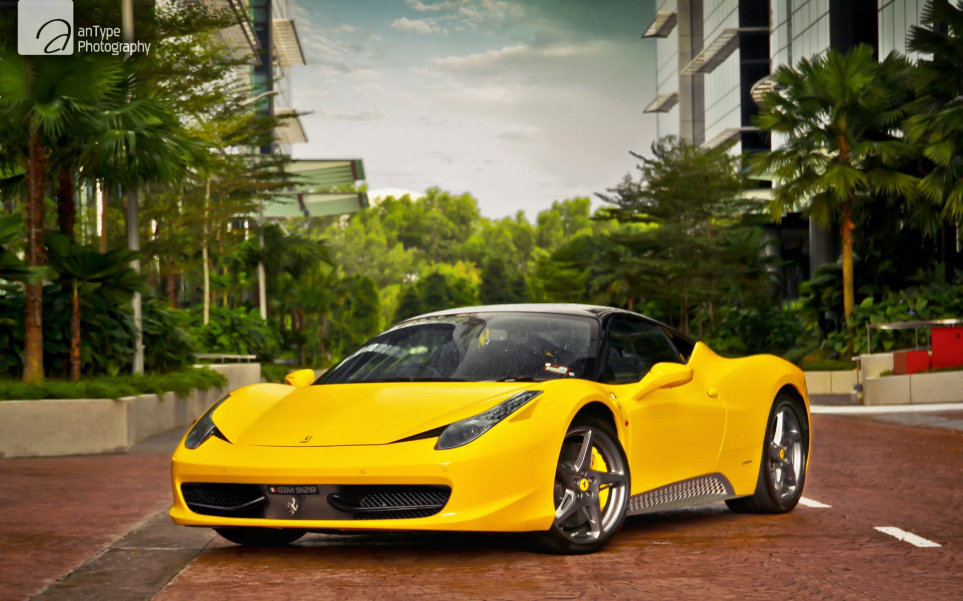 cars, Ferrari, Italian, Supercars, Ferrari, 458, Italia, Yellow, Cars Wallpaper