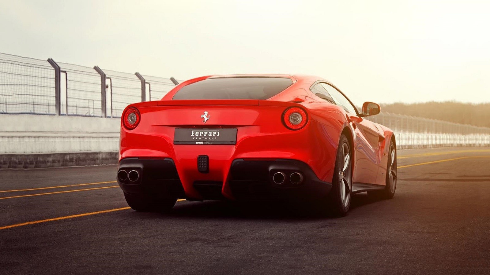 cars, Ferrari, Back, View, Ferrari, F12, Berlinetta Wallpaper