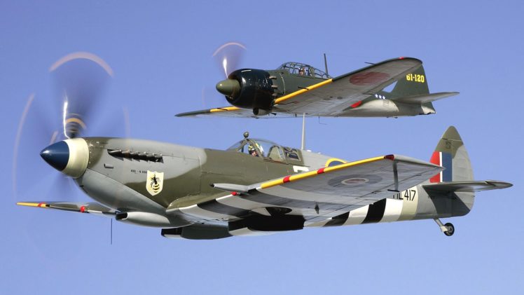 aircraft, Military, Japanese, World, War, Ii, Warbird, British, Fighters HD Wallpaper Desktop Background