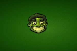 green, Hulk,  comic, Character , Happy, Funny, Green, Background