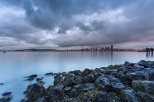 clouds, Landscapes, Nature, Coast, Cityscapes, Rocks, Seattle, Piers, Usa, Overcast, Hdr, Photography, Washington