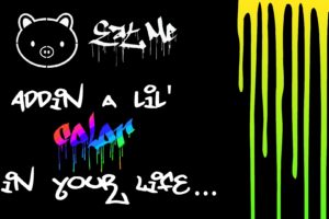 multicolor, Graffiti, Paint, Colors, Eat, Me, Eat, Me, Spraypaints