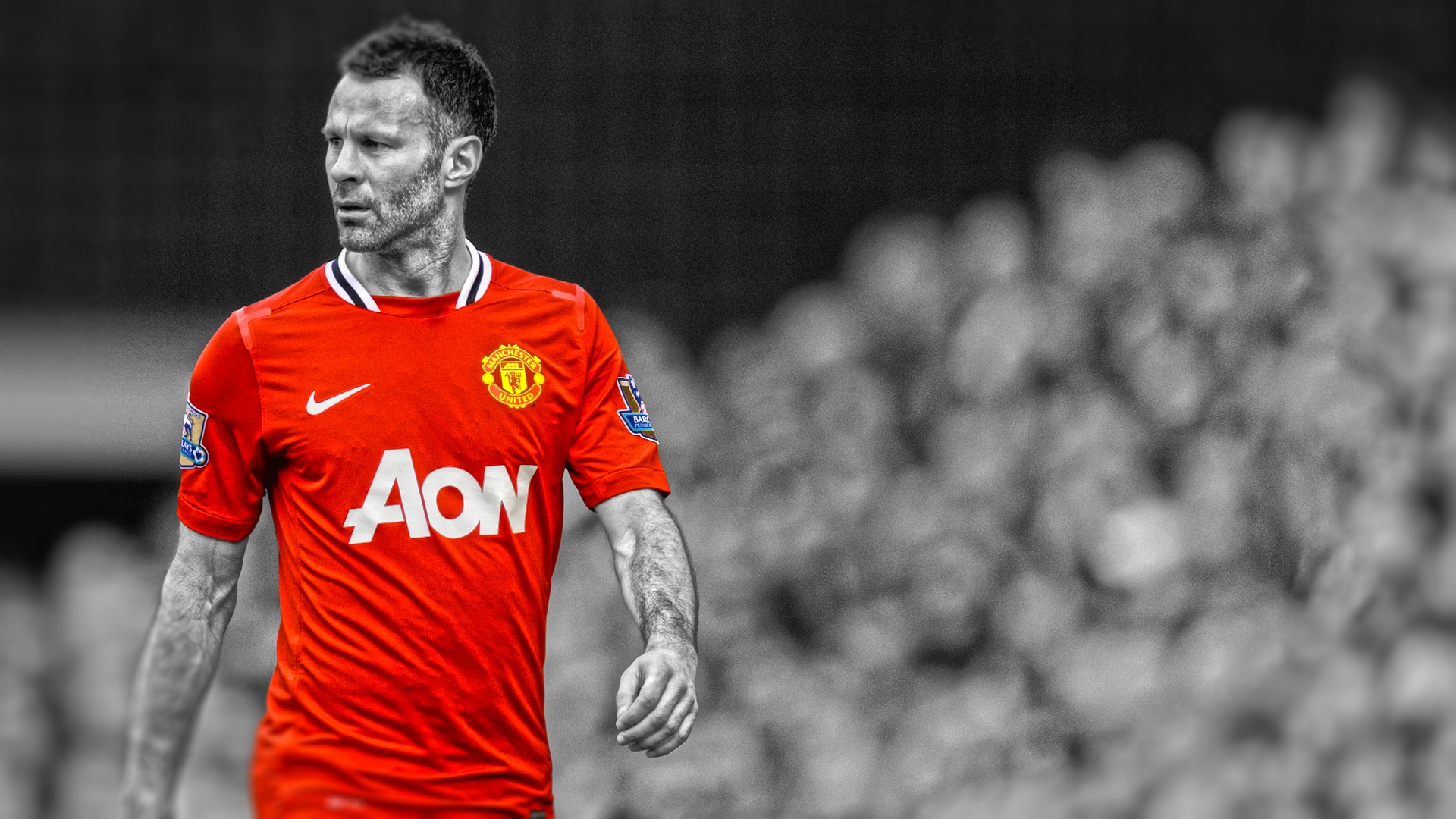 soccer, Hdr, Photography, Manchester, United, Fc, Ryan, Giggs, Premier, League, Cutout Wallpaper