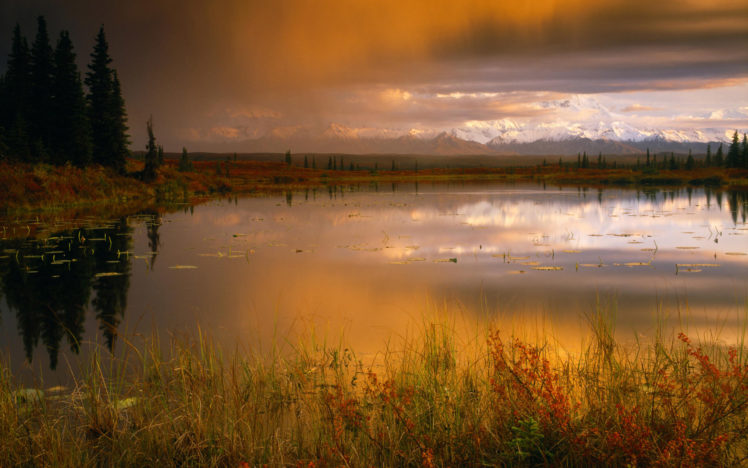 mountains, Autumn,  season , Lakes HD Wallpaper Desktop Background