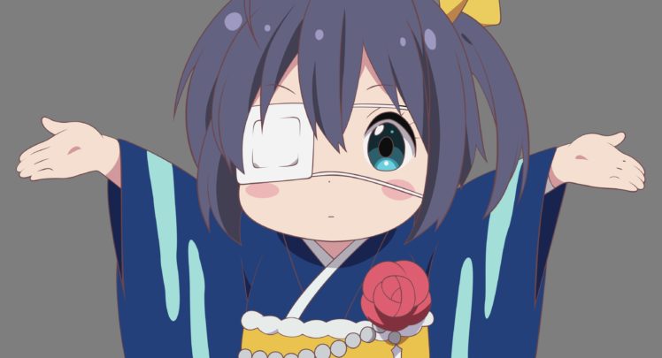 chuunibyou, Demo, Koi, Ga, Shitai , Black, Hair, Blue, Eyes, Bow, Chuunibyou, Demo, Koi, Ga, Shitai , Eyepatch, Short, Hair, Takanashi, Rikka, Transparent, Vector HD Wallpaper Desktop Background