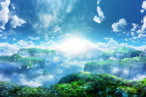 original, 3d, Clouds, Landscape, Nobody, Original, Scenic, Sky, Y k