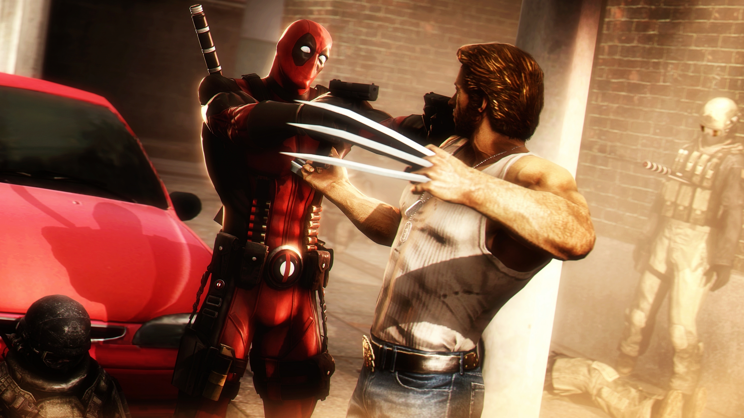 heroes, Comics, Deadpool, Hero, Wolverine, Hero, Warrior Wallpaper