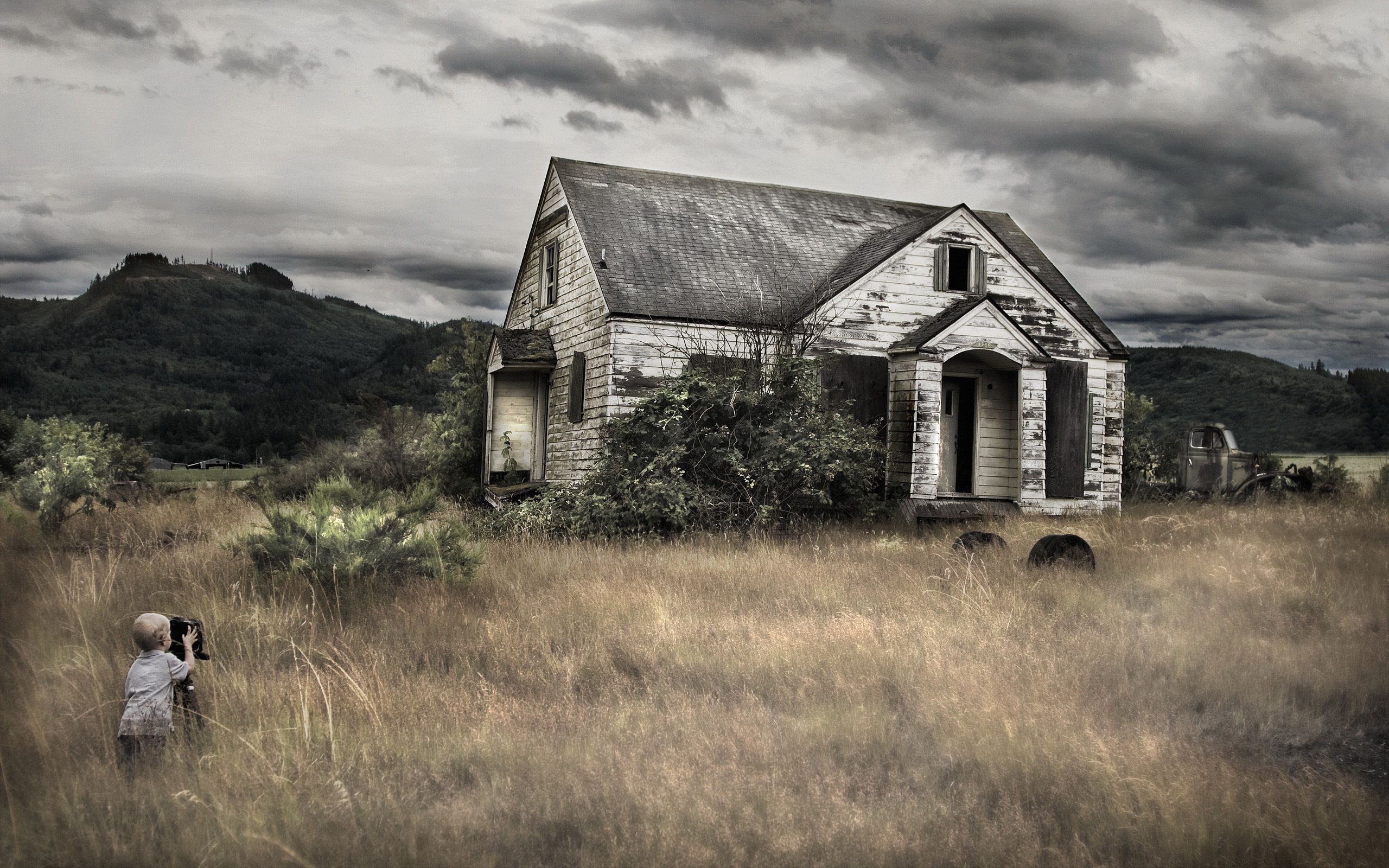 old, Houses Wallpaper