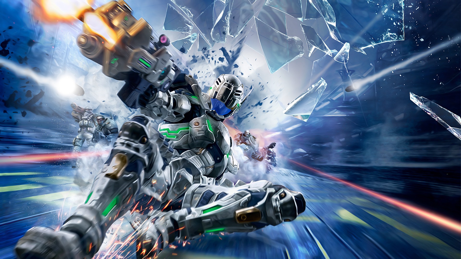 video, Games, Vanquish Wallpaper