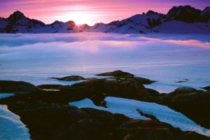 light, Morning, Greenland, Colors