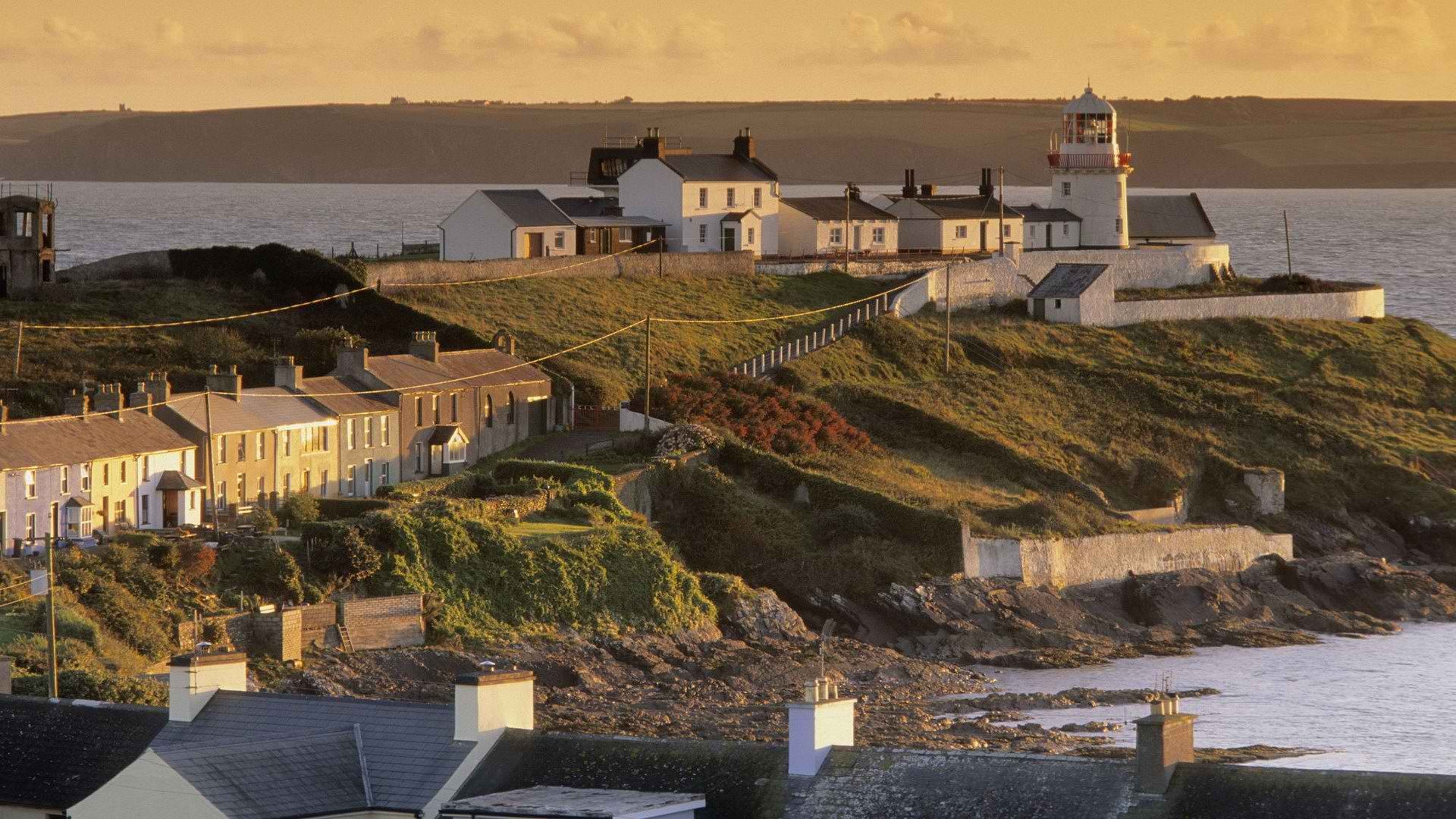 point, Ireland, Lighthouses Wallpaper