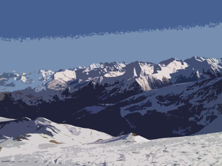 mountains, Landscapes, Winter, Snow, Ski HD Wallpaper Desktop Background