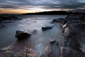 water, Landscapes, Nature, Night, Rocks, Lakes, Skyscapes