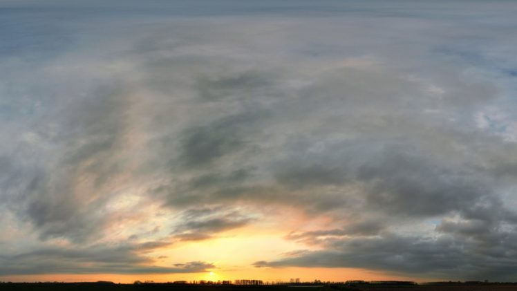 sunset, Clouds, Landscapes, Nature, Sun, Skyscapes HD Wallpaper Desktop Background