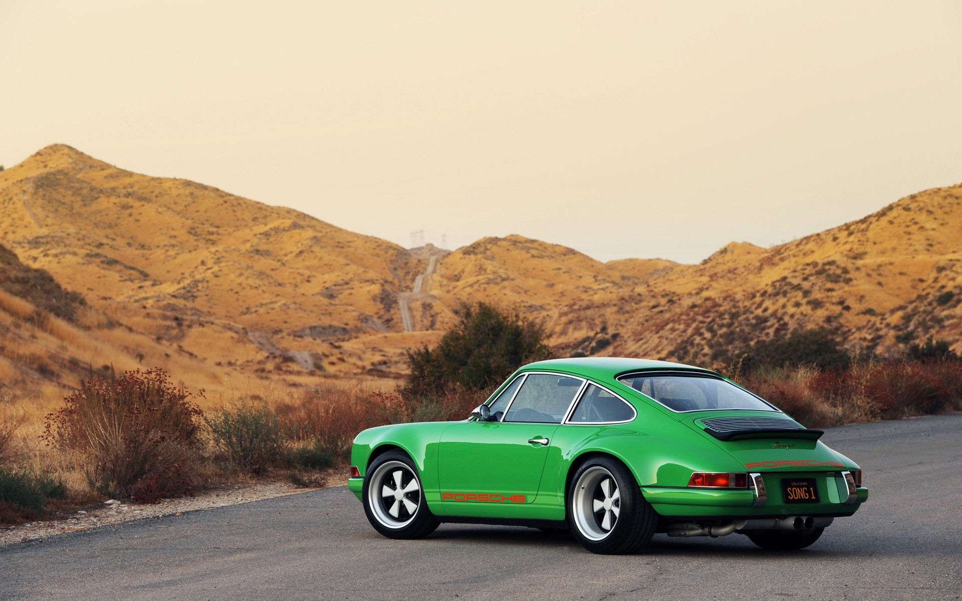 green, Vintage, Cars, Singers, Porsche, 911, Singer, 911 Wallpaper