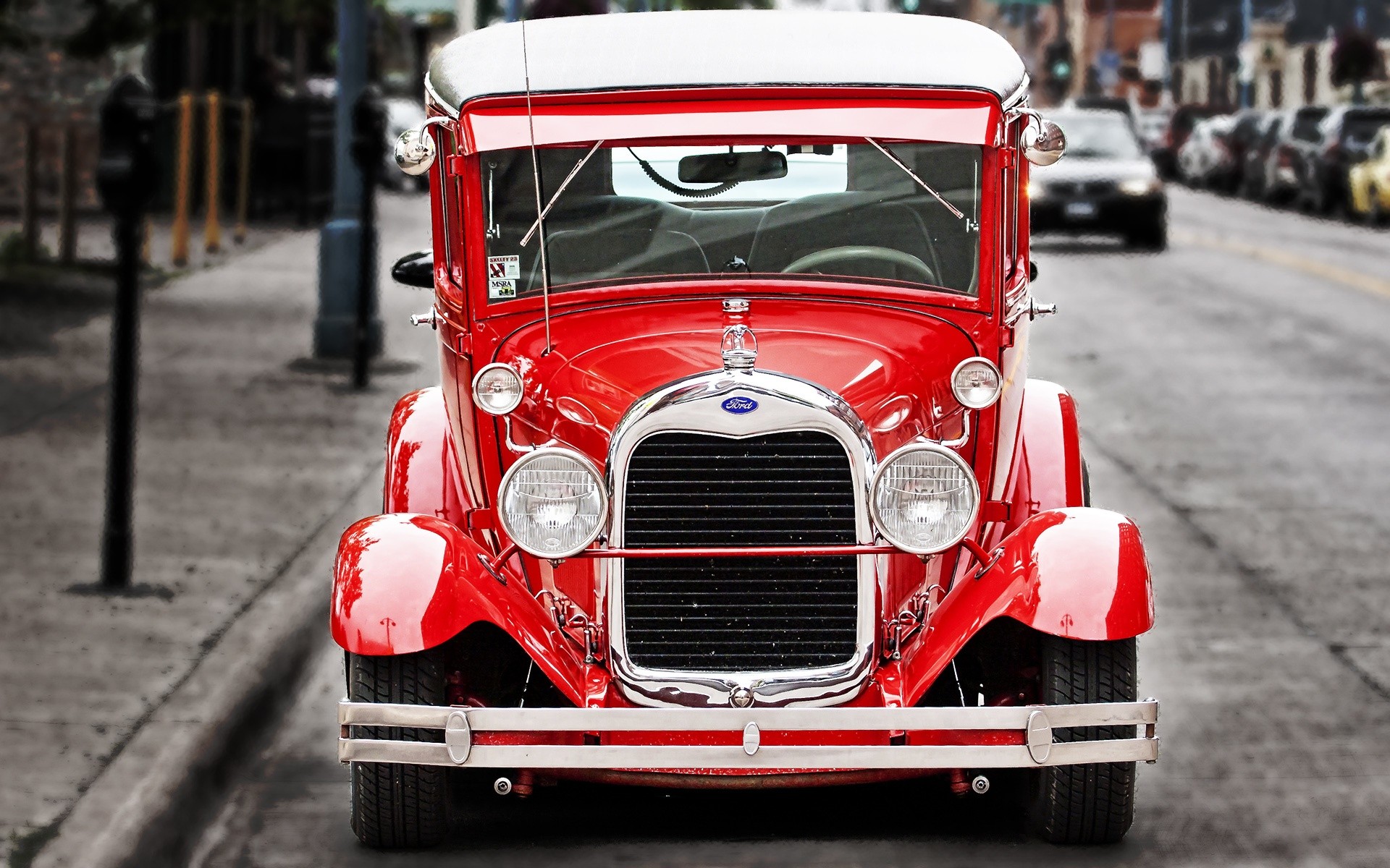 old, Cars, Ford, Vehicles, Red, Cars Wallpaper