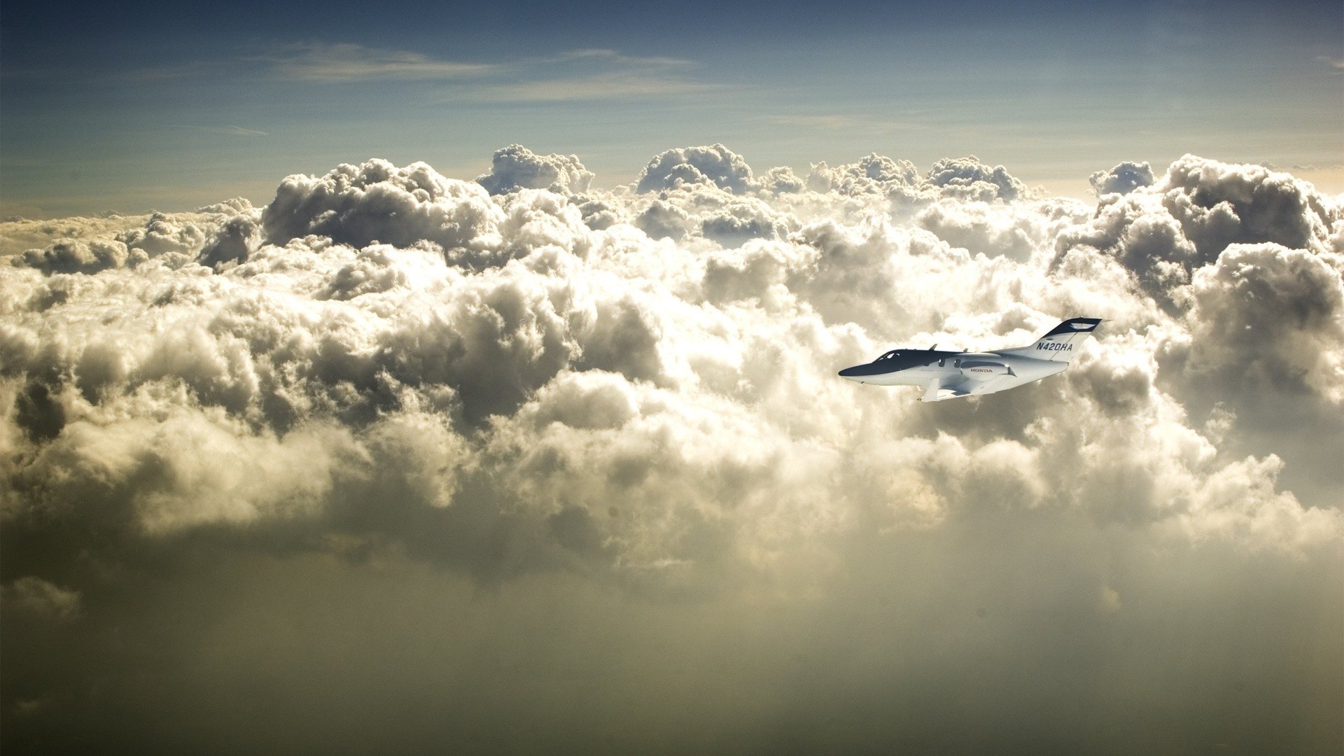 clouds, Aircraft, Flight, Skyscapes Wallpaper
