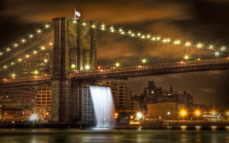 cityscapes, Night, Bridges HD Wallpaper Desktop Background