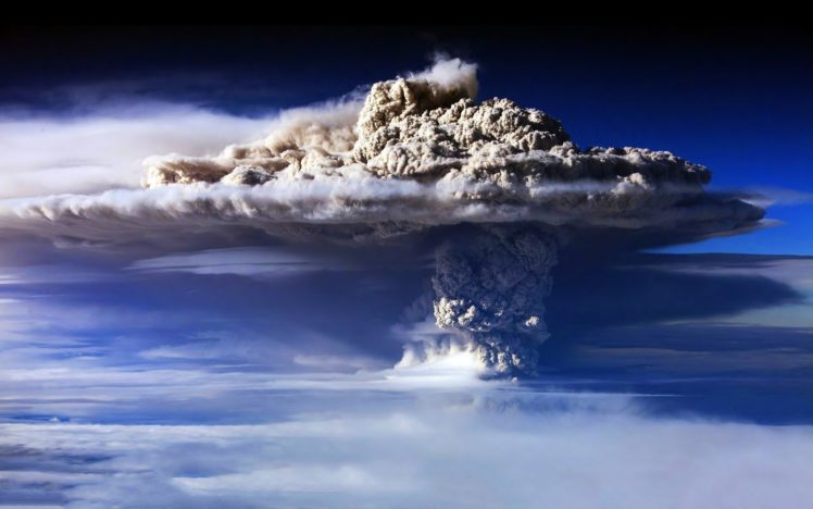 element, Smoke, Ash, Cloud, Volcano, Mountain HD Wallpaper Desktop Background