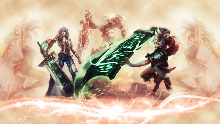league, Of, Legends, Sword, Fantasy, Warrior HD Wallpaper Desktop Background
