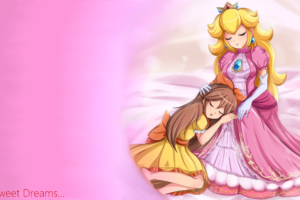 peach, Pink, Mario, Princess, Fantasy, Cartoon
