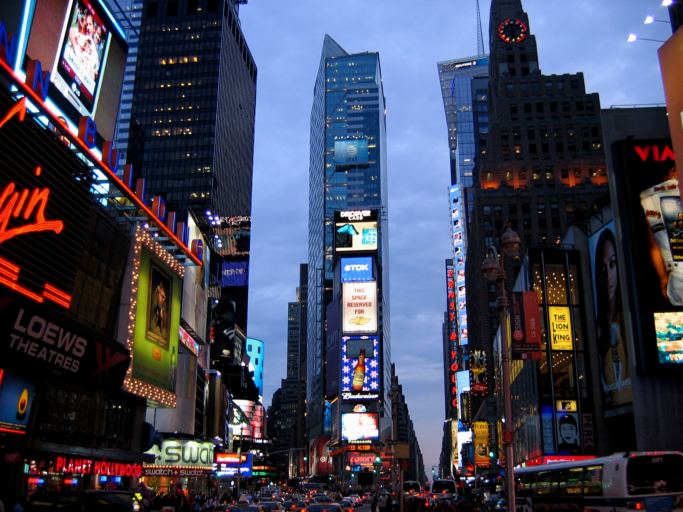 times, Square, New, York, Usa, City, Cities, Neon, Lights, Traffic, Night Wallpaper