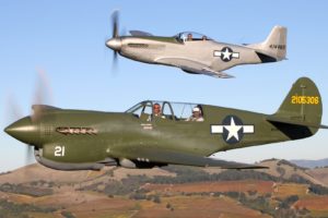 airplanes, Warbird, Curtiss, P 40