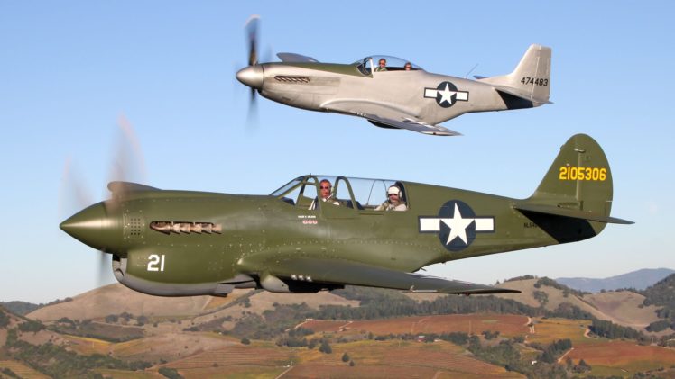 airplanes, Warbird, Curtiss, P 40 HD Wallpaper Desktop Background